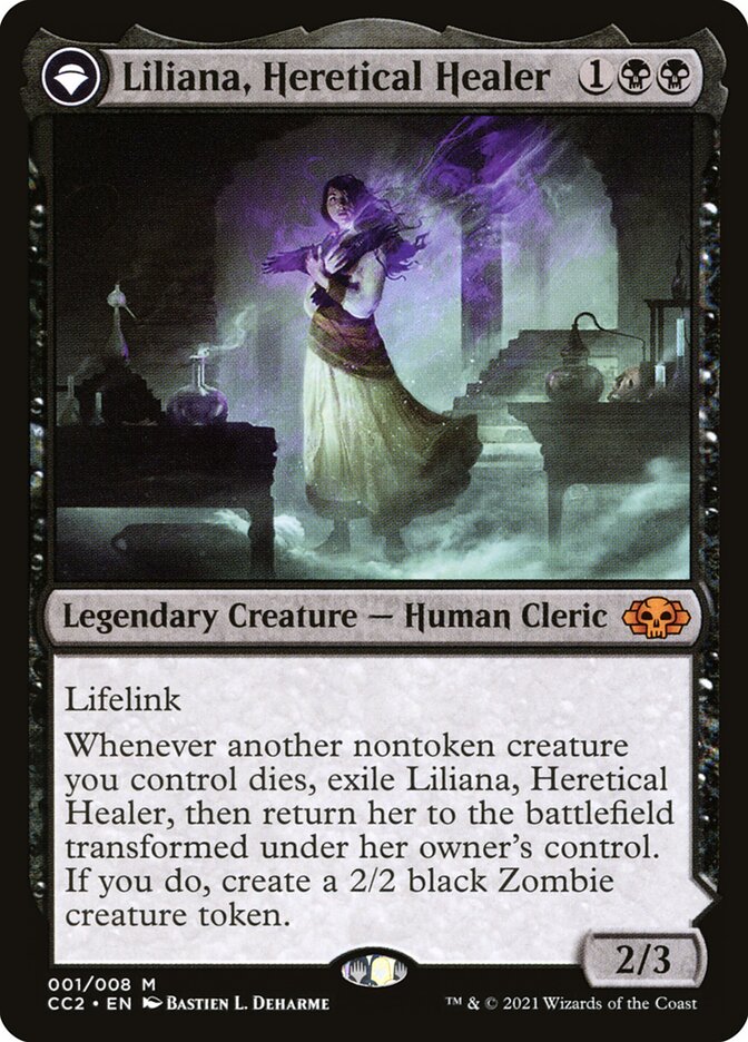 Liliana, Curandeira Herege / Liliana, Heretical Healer - Magic: The Gathering - MoxLand