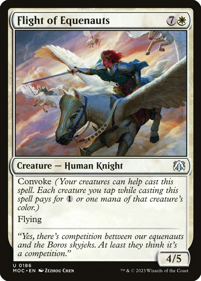 Revoada de Viajantes Equestres / Flight of Equenauts - Magic: The Gathering - MoxLand