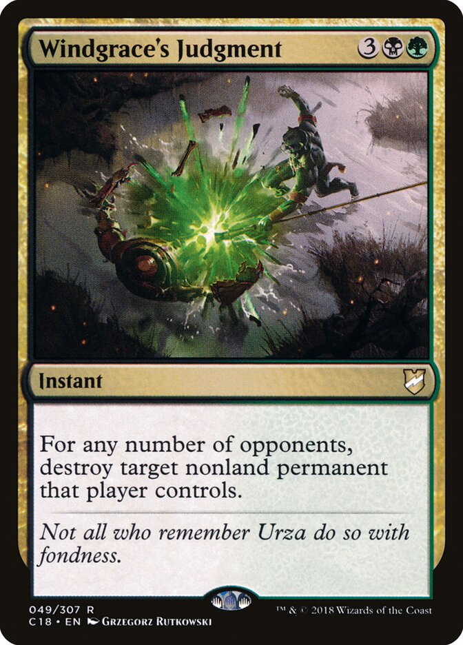 Julgamento de Windgrace / Windgrace's Judgment - Magic: The Gathering - MoxLand
