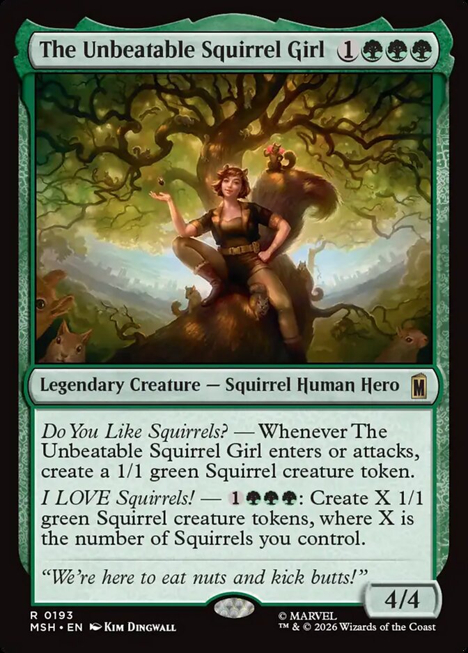 The Unbeatable Squirrel Girl - Magic: The Gathering - MoxLand