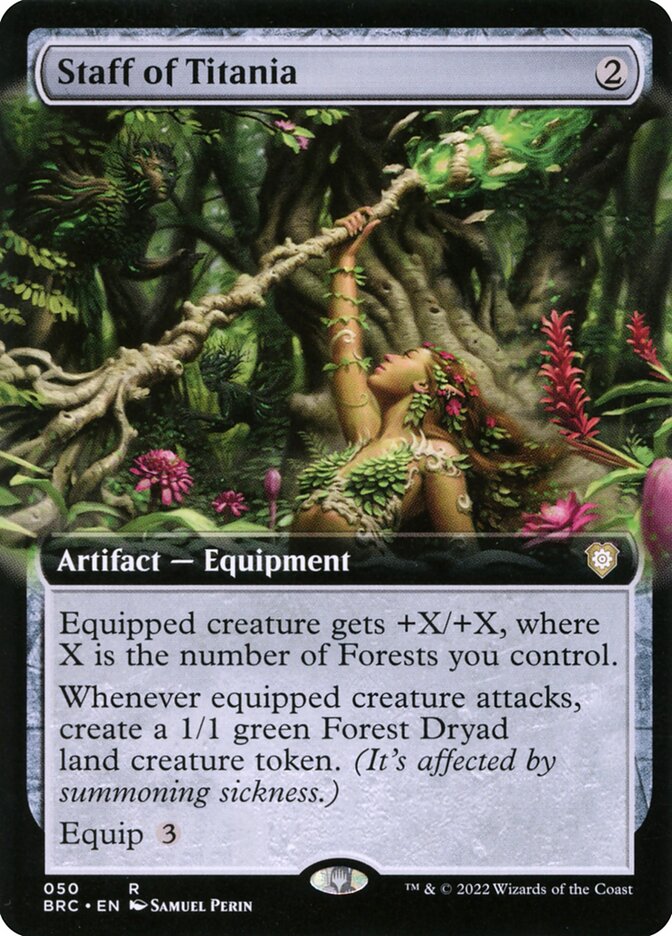 Cajado de Titânia / Staff of Titania - Magic: The Gathering - MoxLand