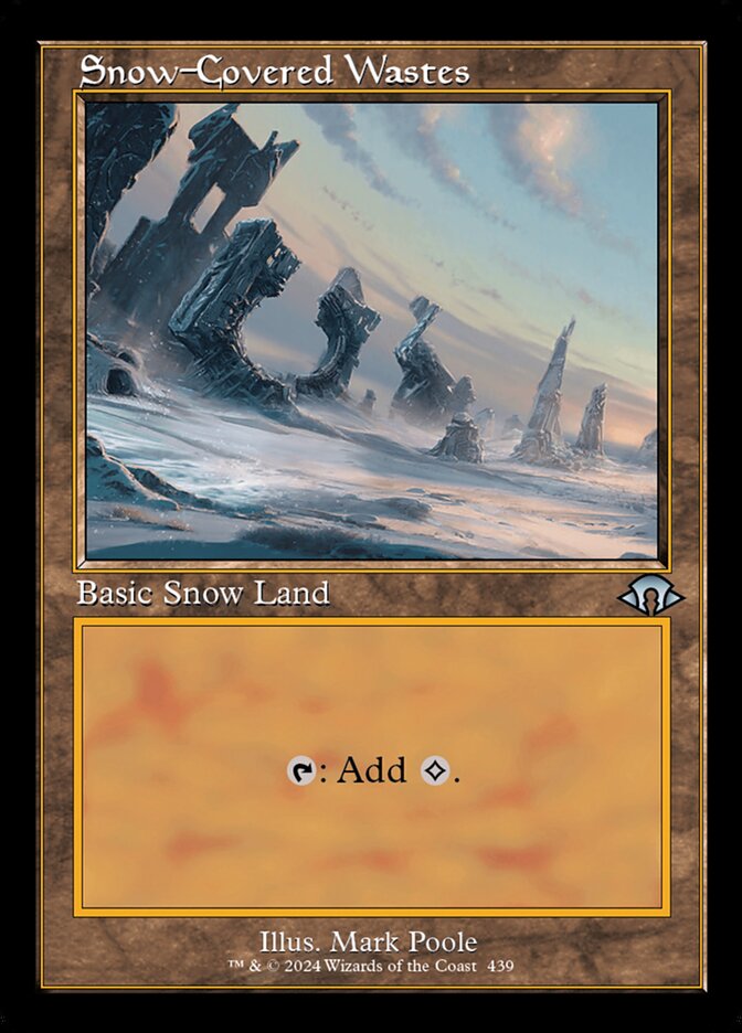 Ermos Nevados / Snow-Covered Wastes - Magic: The Gathering - MoxLand
