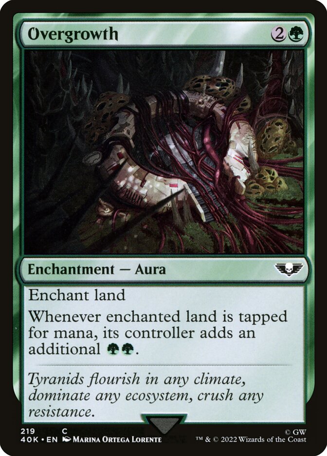 Vegetação Exuberante / Overgrowth - Magic: The Gathering - MoxLand