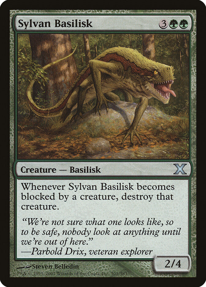 Basilisco Silvestre / Sylvan Basilisk - Magic: The Gathering - MoxLand