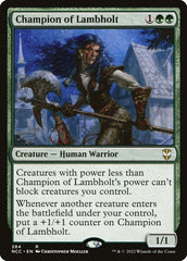 Campeã de Lambholt / Champion of Lambholt - Magic: The Gathering - MoxLand