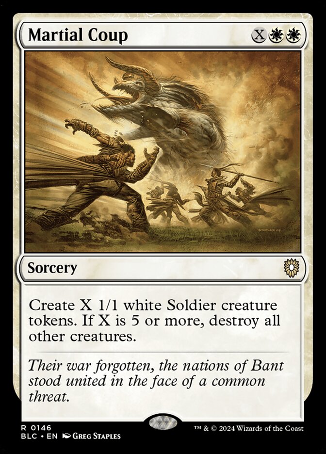 Golpe Marcial / Martial Coup - Magic: The Gathering - MoxLand
