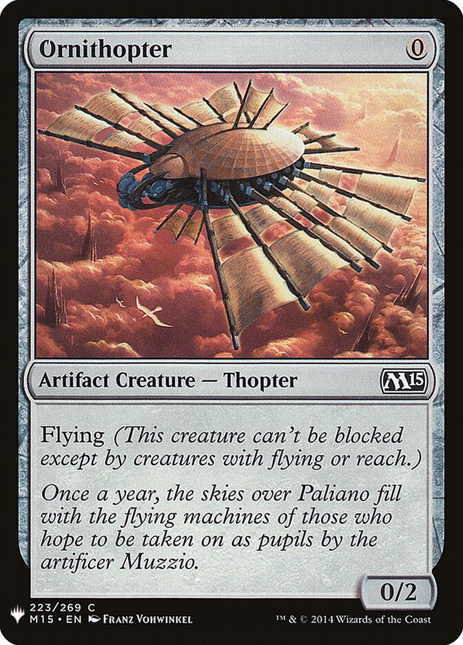 Ornitóptero / Ornithopter - Magic: The Gathering - MoxLand