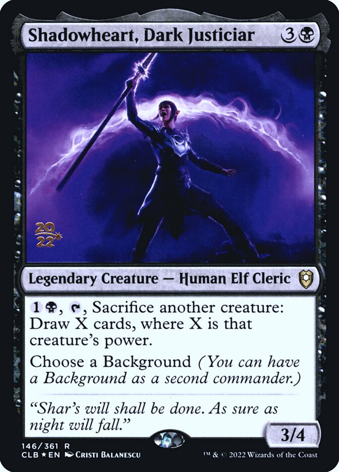 Sombralma, Justiciar Sombria / Shadowheart, Dark Justiciar - Magic: The Gathering - MoxLand