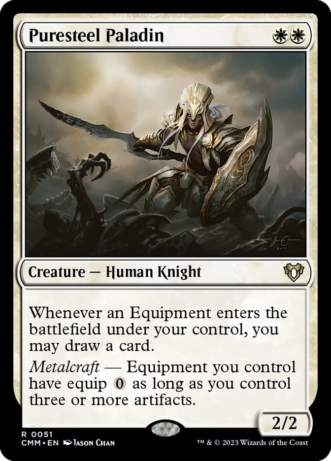 Paladino de Aço Puro / Puresteel Paladin - Magic: The Gathering - MoxLand