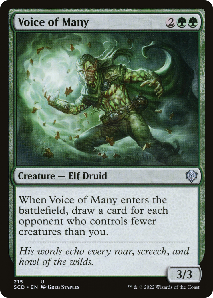 Voz de Muitos / Voice of Many - Magic: The Gathering - MoxLand