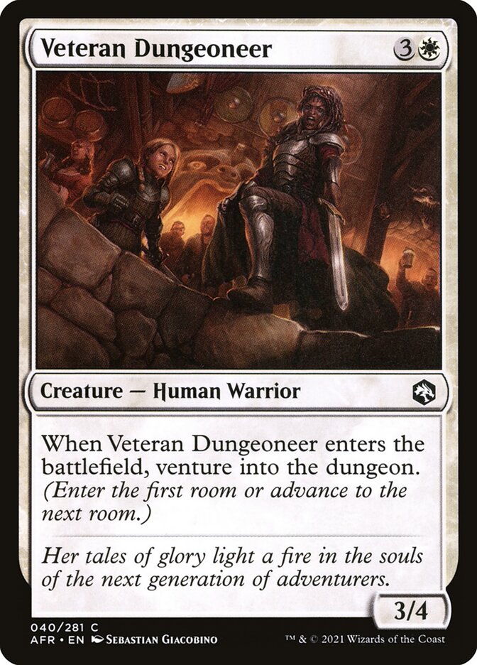Exploradora de Masmorras Veterana / Veteran Dungeoneer - Magic: The Gathering - MoxLand
