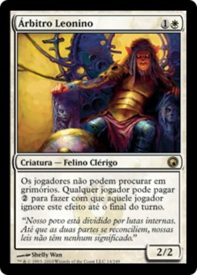 Árbitro Leonino / Leonin Arbiter - Magic: The Gathering - MoxLand