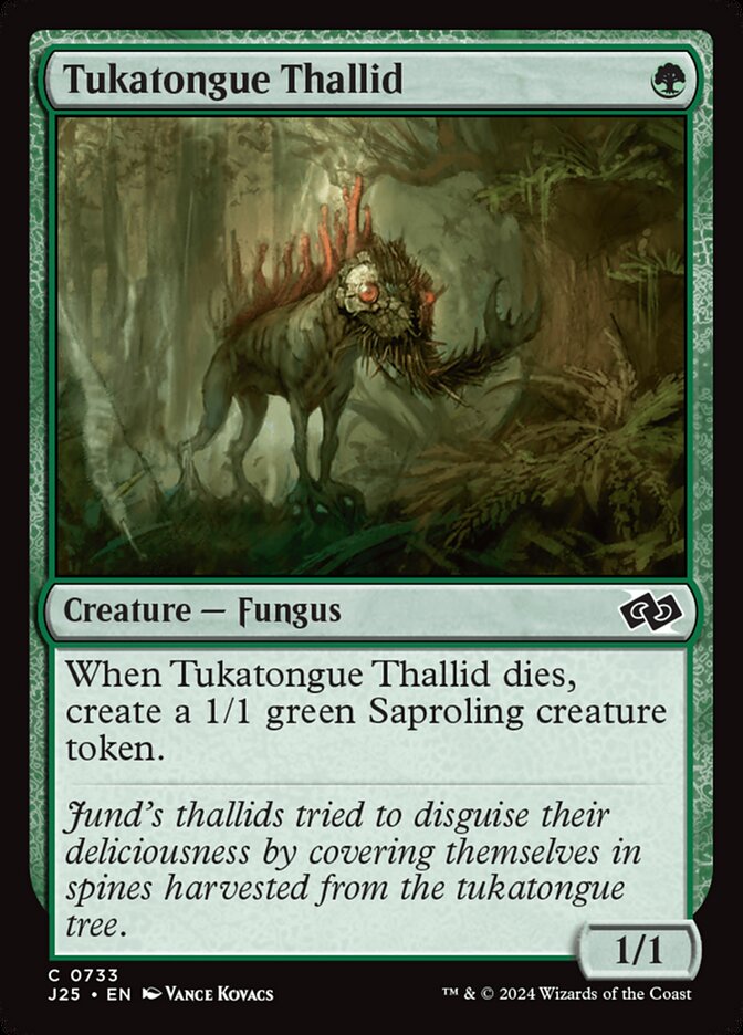 Talídia de Tukatunga / Tukatongue Thallid - Magic: The Gathering - MoxLand