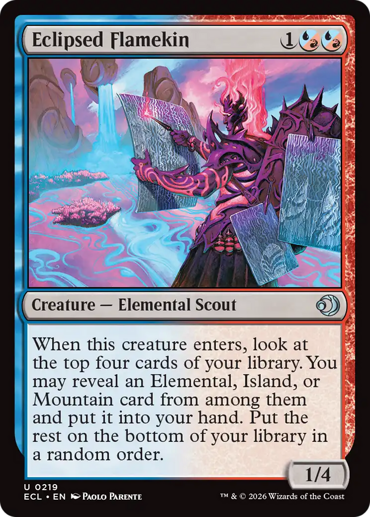 Flamíneo Eclipsado / Eclipsed Flamekin - Magic: The Gathering - MoxLand