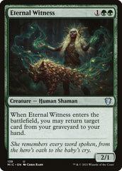 Testemunha Eterna / Eternal Witness - Magic: The Gathering - MoxLand