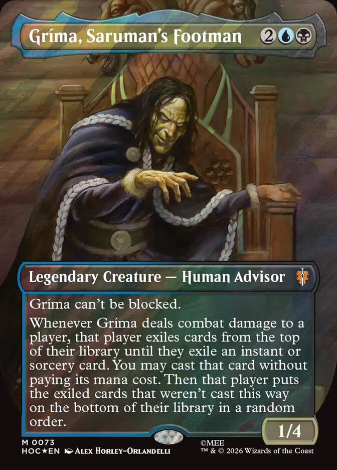 Gríma, Lacaio de Saruman / Gríma, Saruman's Footman