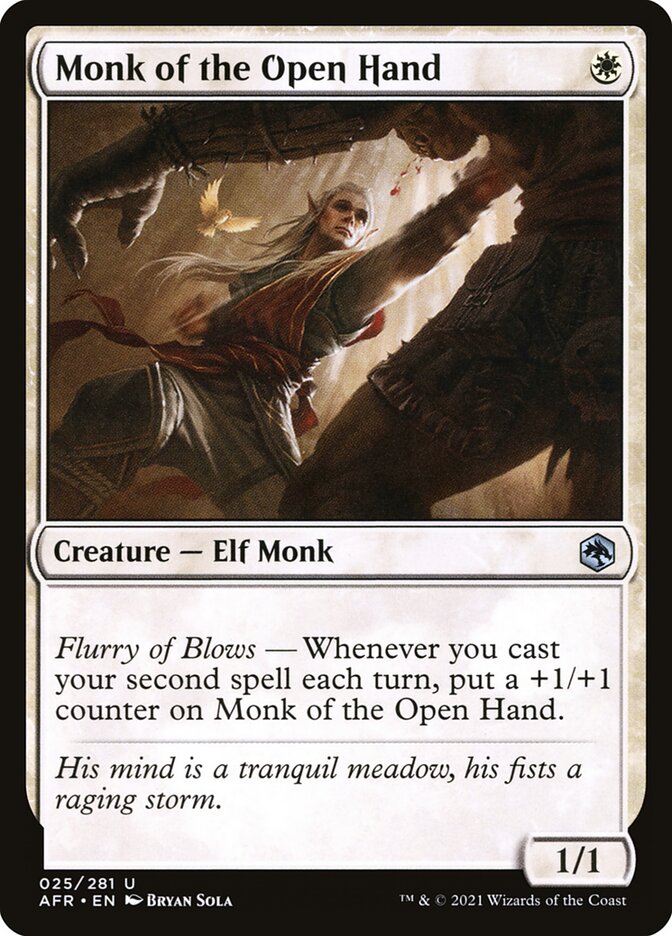 Monge da Mão Espalmada / Monk of the Open Hand - Magic: The Gathering - MoxLand