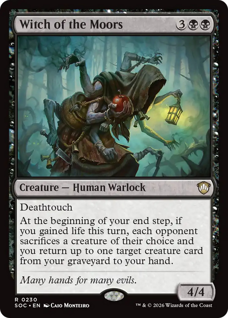 Bruxa dos Brejos / Witch of the Moors - Magic: The Gathering - MoxLand