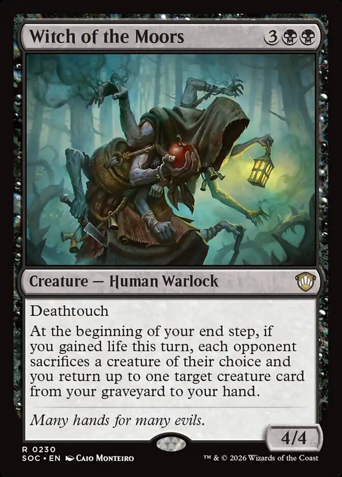 Bruxa dos Brejos / Witch of the Moors - Magic: The Gathering - MoxLand