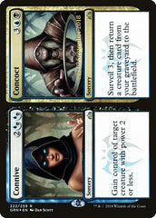 Conivente / Concoctante / Connive / Concoct - Magic: The Gathering - MoxLand