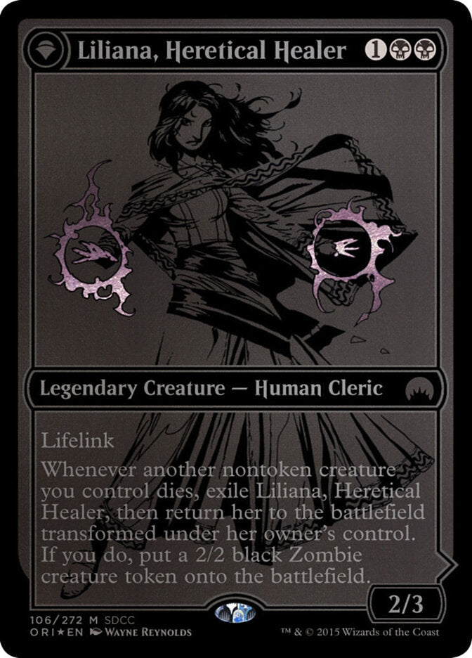 Liliana, Curandeira Herege / Liliana, Heretical Healer - Magic: The Gathering - MoxLand