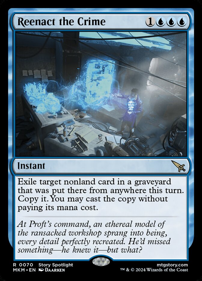 Reconstituir o Crime / Reenact the Crime - Magic: The Gathering - MoxLand