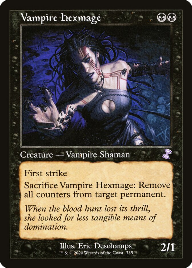 Maga Amaldiçoadora Vampiresa / Vampire Hexmage - Magic: The Gathering - MoxLand