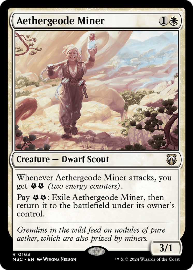 Mineradora do Geodo Etéreo / Aethergeode Miner - Magic: The Gathering - MoxLand