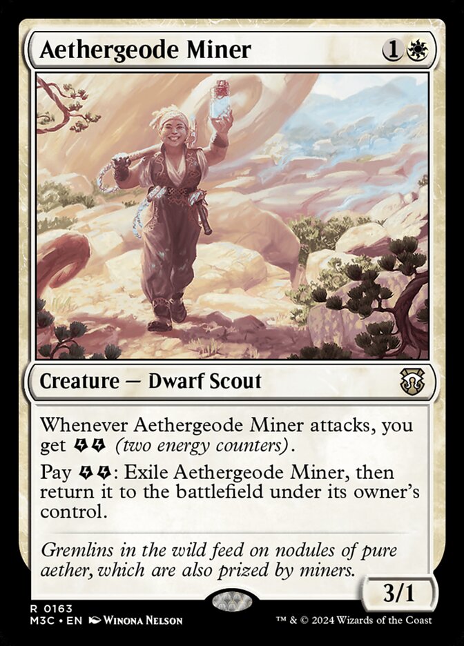 Mineradora do Geodo Etéreo / Aethergeode Miner - Magic: The Gathering - MoxLand
