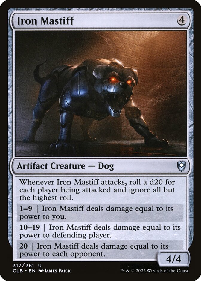 Mastim de Ferro / Iron Mastiff - Magic: The Gathering - MoxLand