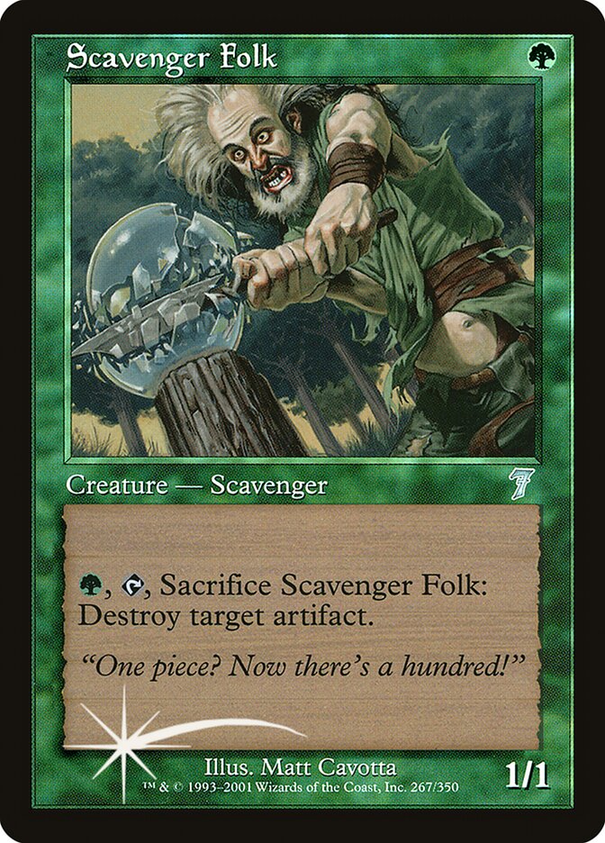 Povo Escamotador / Scavenger Folk - Magic: The Gathering - MoxLand