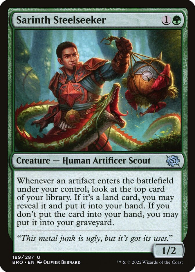 Caçador de Aço de Sarinth / Sarinth Steelseeker - Magic: The Gathering - MoxLand