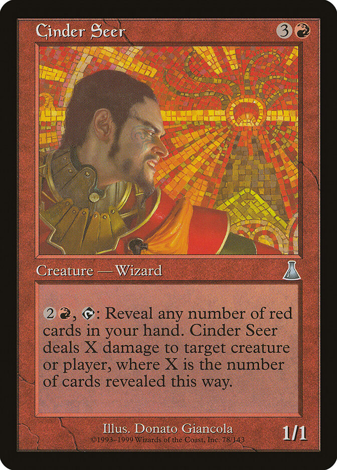 Vidente das Brasas / Cinder Seer - Magic: The Gathering - MoxLand