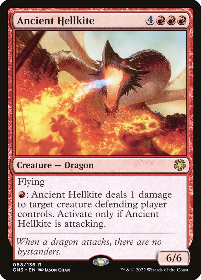 Dragão Avérneo Ancião / Ancient Hellkite - Magic: The Gathering - MoxLand