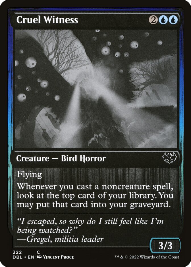 Testemunha Cruel / Cruel Witness - Magic: The Gathering - MoxLand