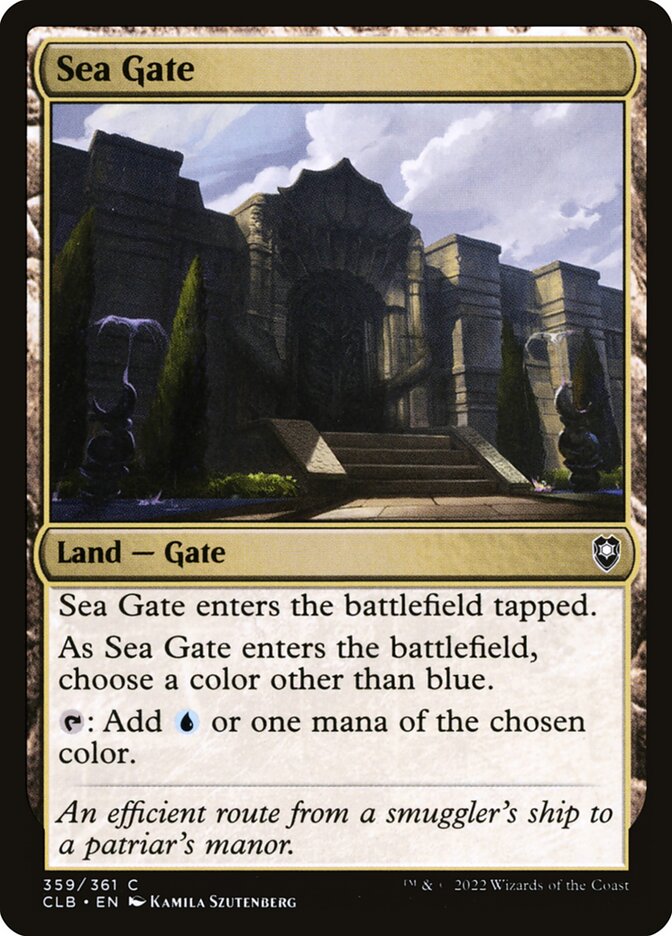 Portão Marinho / Sea Gate - Magic: The Gathering - MoxLand