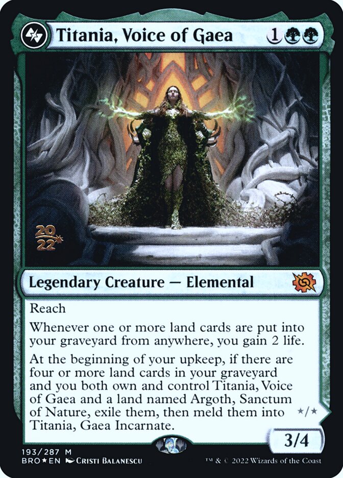 Titânia, Voz de Gaia / Titania, Voice of Gaea - Magic: The Gathering - MoxLand