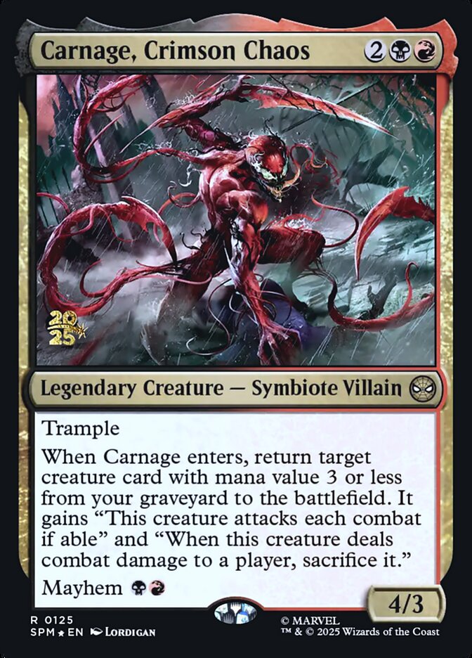 Carnage, Crimson Chaos - Magic: The Gathering - MoxLand