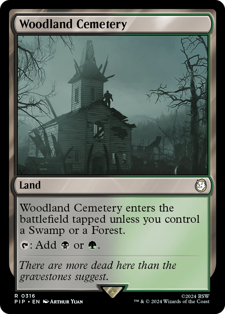 Cemitério da Floresta / Woodland Cemetery - Magic: The Gathering - MoxLand