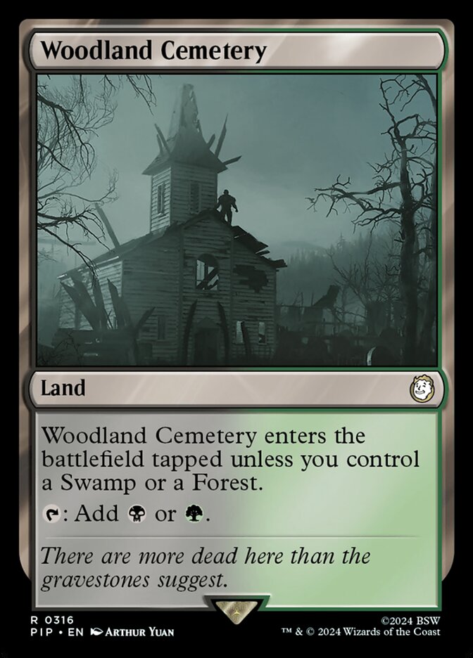 Cemitério da Floresta / Woodland Cemetery - Magic: The Gathering - MoxLand
