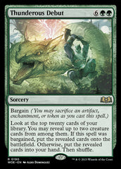 Estreia Trovejante / Thunderous Debut - Magic: The Gathering - MoxLand