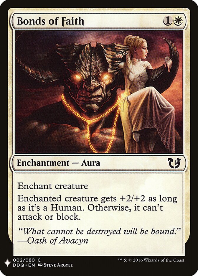 Laços de Fé / Bonds of Faith - Magic: The Gathering - MoxLand