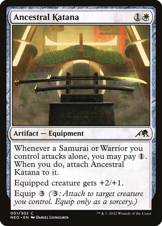Katana Ancestral / Ancestral Katana - Magic: The Gathering - MoxLand