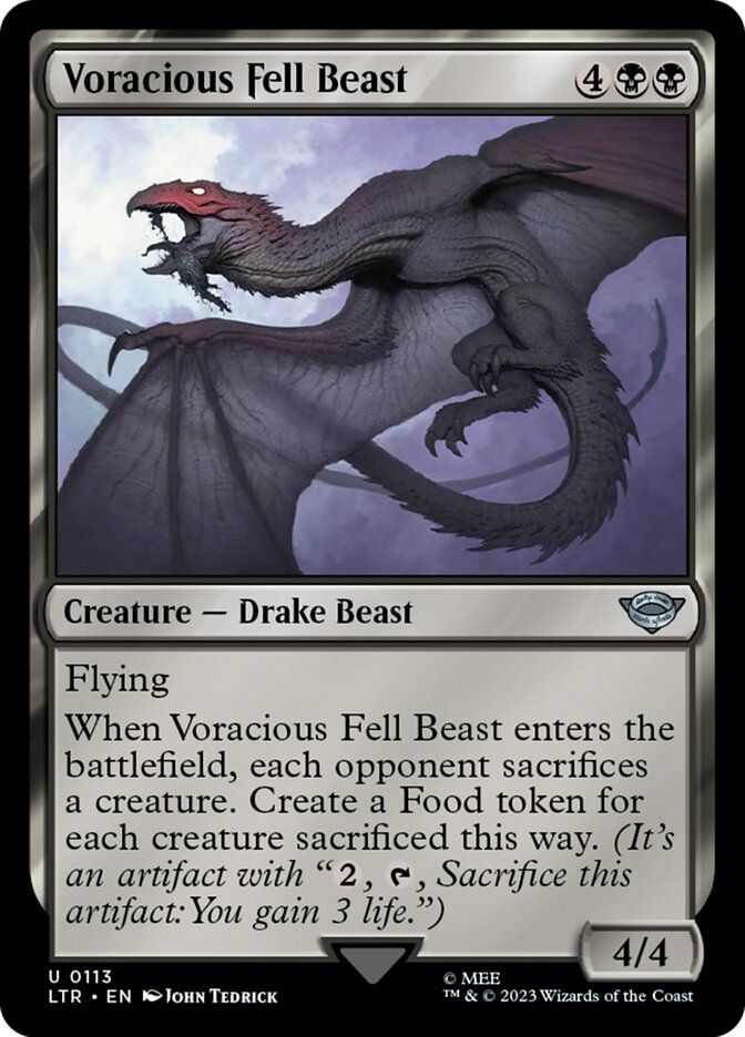 Fera Atroz Voraz / Voracious Fell Beast - Magic: The Gathering - MoxLand