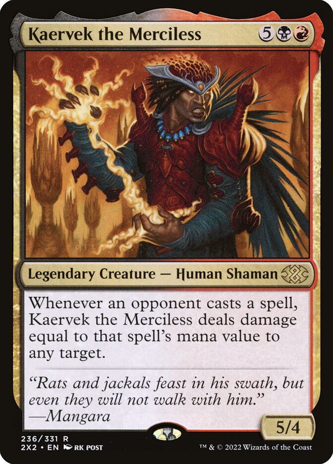 Kaervek, o Impiedoso / Kaervek the Merciless - Magic: The Gathering - MoxLand