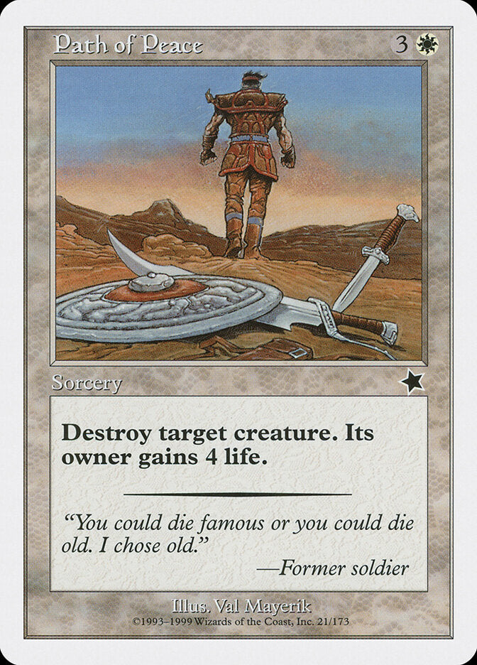 Caminho da Paz / Path of Peace - Magic: The Gathering - MoxLand