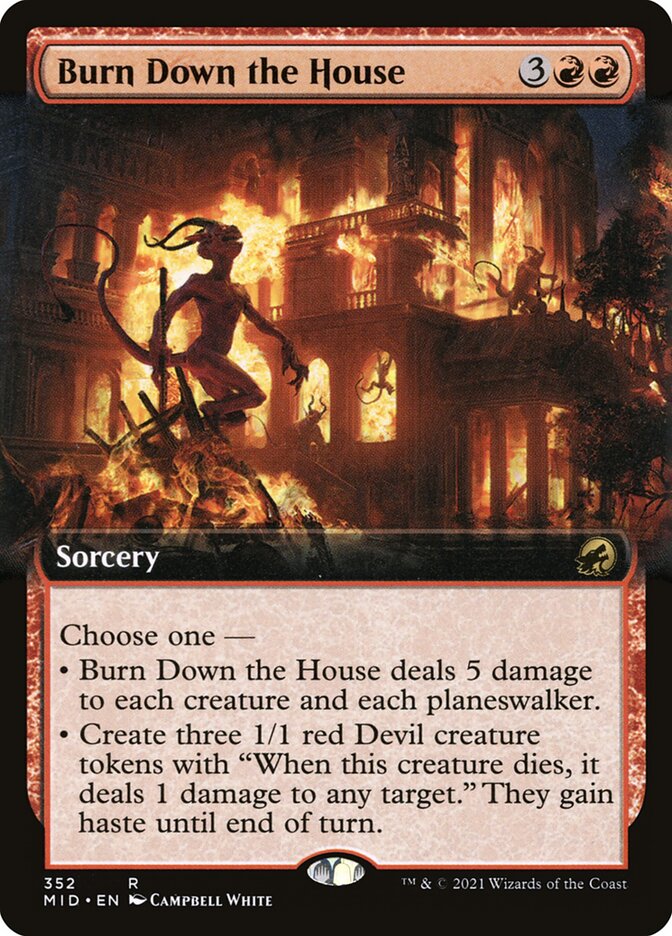 Incendiar a Casa / Burn Down the House - Magic: The Gathering - MoxLand