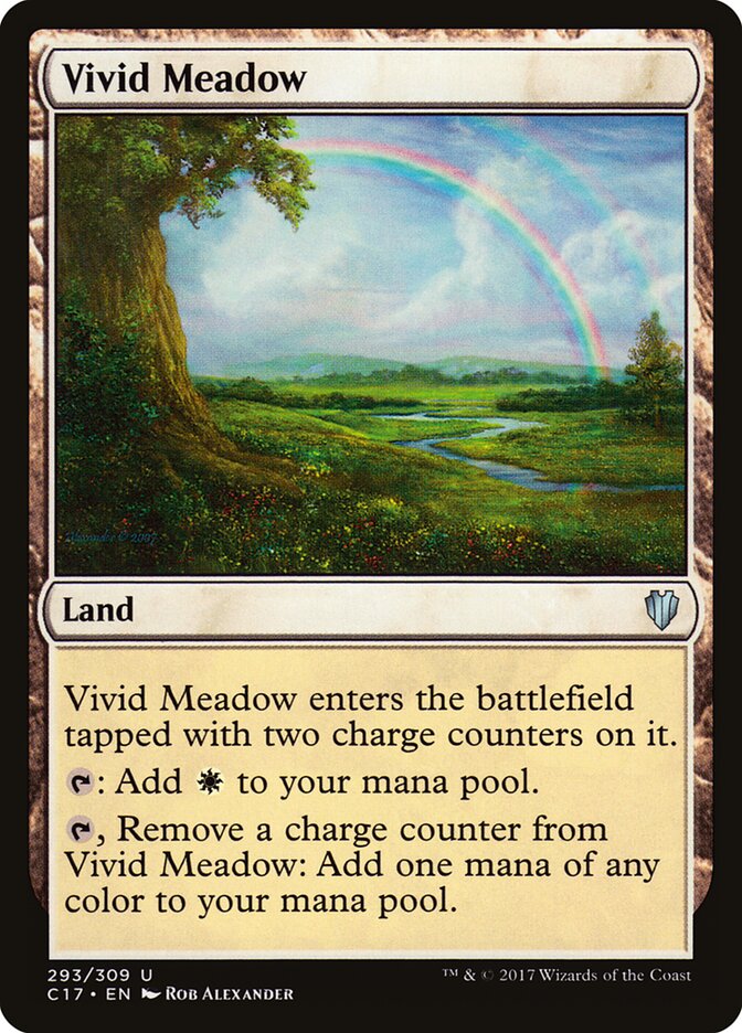 Prado Vívido / Vivid Meadow - Magic: The Gathering - MoxLand