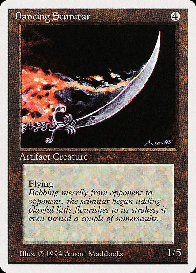 Cimitarra Dançante / Dancing Scimitar - Magic: The Gathering - MoxLand