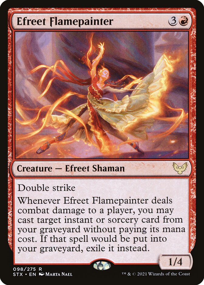 Flamipintora Efrite / Efreet Flamepainter - Magic: The Gathering - MoxLand